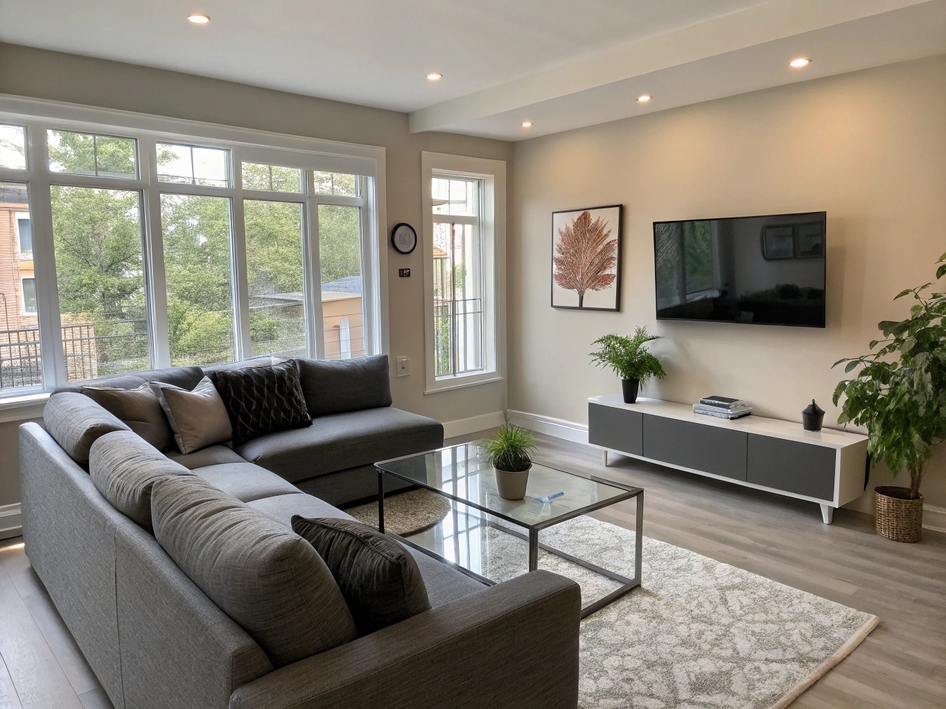 Modern living room interior design